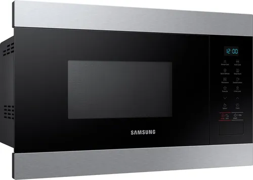 Samsung MS22M8074AT Mikrowelle mit Keramik-Emaille-Innenraum - Mikrowelle mit 59.5 cm, feuchtigkeitssensor gesteuertes Kochen und leicht zu reinigender Keramik-Emaille für Langlebigkeit und Hygiene.