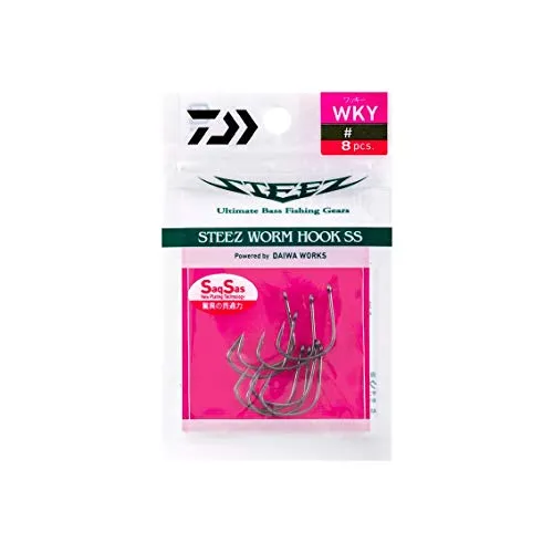 Daiwa Steez Worm Hook Wacky #1/0 Einzelhaken
