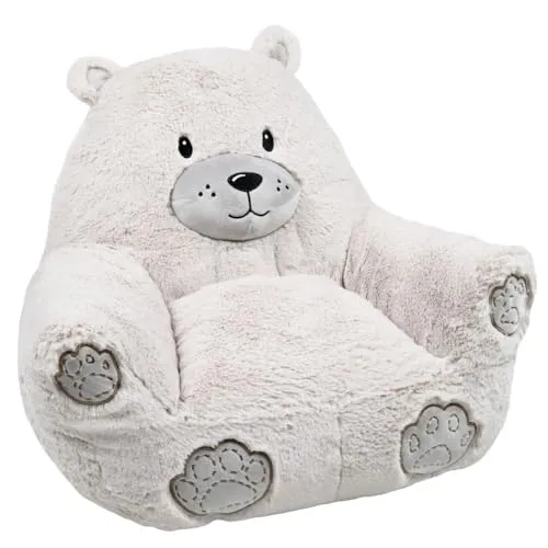 Kindersessel Theo, Plüschtier-Design, 45x45x43 cm