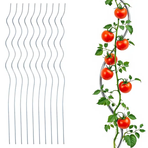Tomaten Spiral Stab 110 cm verzinkt 10er Set von Spetebo
