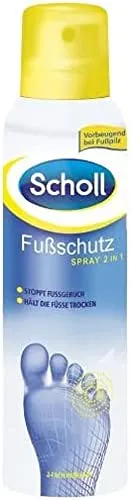 Scholl Fußschutz Spray 2 in 1 - 150 ml - Fußgeruchsprävention: Neutralisiert Gerüche und bietet 24h Schutz vor Fußpilz. Schnelltrocknend und dermatologisch getestet, ideal für Alltag und Sport.