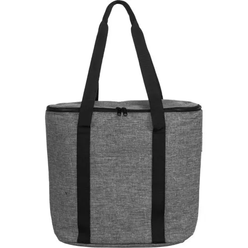 reisenthel Thermo Shopper Twist Silver 15 L - Kühlbox für den Einkauf, mit 15 Litern Volumen und isolierender Funktion für frische Lebensmittel, ideal für unterwegs.