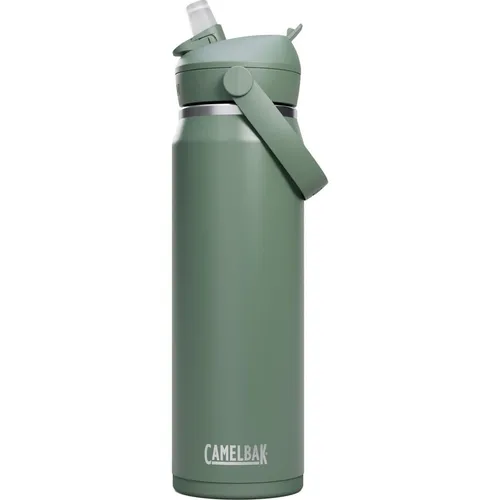 Camelbak Thrive Flip Straw VSS 0,75L moss - Trinkflasche mit 0,75L Fassungsvermögen, Vakuumisolierung für kühle Getränke und praktischen Strohhalm für einfaches Trinken unterwegs.