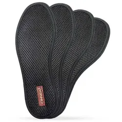 CINNEA 3D-Soft 4er Pack Laufschuh (4 Paar, Sparpaket) gegen Schweißfüße und Fußgeruch 45 EU