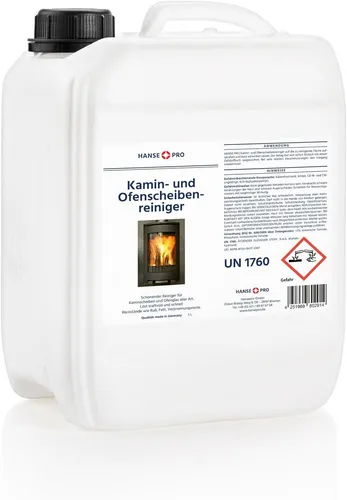 Kamin- und Ofenscheiben-Reiniger, 5 Liter I Ofenglasreiniger I Kaminglasreiniger