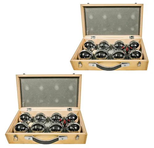 Divit Halter 2er-Set Boule in Holzkoffer