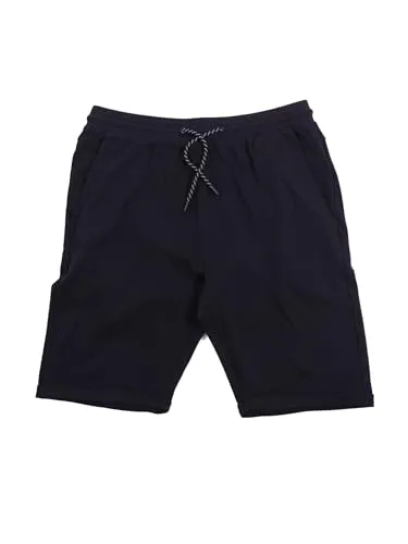 Sweat Shorts von North Latitude in großen Größen, Schwarz, Größe:6XL