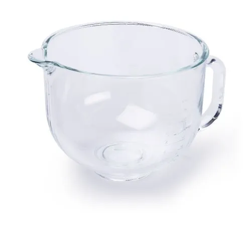 Kenwood kMix Glas-Rührschüssel KXT754GL - Rührschüssel aus hochwertigem Glas, 5 Liter Kapazität, kompatibel mit allen Kenwood kMix Modellen – perfekt für präzises Rühren und Backen.