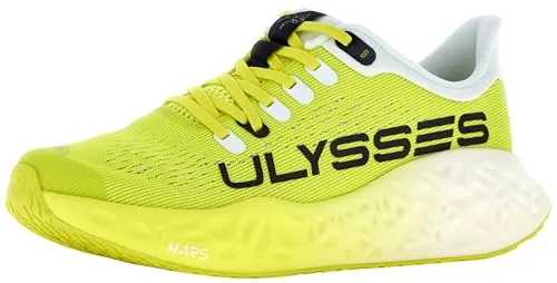 Ulysses Laufschuhe Waya URC1 - Leichtgewicht für Marathonläufer - Laufschuhe für Herren mit perfekter Passform und hoher Atmungsaktivität, ideal für lange Trainingstage. Robuste Paw-Grip-Gummisohle für optimalen Grip und stoßabsorbierende Zwischensohle für besten Komfort.
