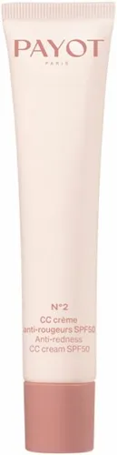 PAYOT N°2 CC Crème Anti-Rougeurs SPF50 - 40 ml - CC Cream für empfindliche Haut, korrigiert Rötungen und bietet hohen Sonnenschutz SPF50 für einen strahlenden Teint.