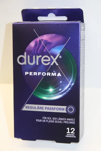 Produktbild Durex Performa Kondome – Für Sex, der länger anhält (12 Stück)