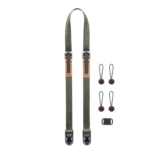 Peak Design Leash - Trageriemen für Camcorder - Sonstige, hochwertiger Trageriemen Leash in Sage für optimalen Tragekomfort und Sicherheit Ihrer Kamera.