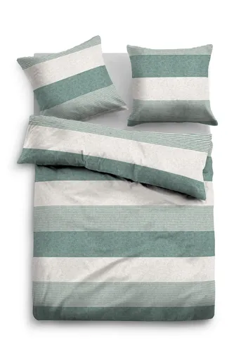 TOM TAILOR Melange Flanell Bettwäsche 155 x 220 cm von Tom Tailor