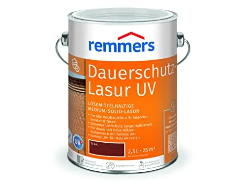 Remmers Dauerschutz-Lasur UV teak, 2,5 Liter