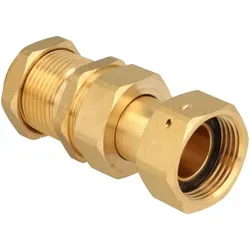 Wasserzähler-Anschlussverschraubung, Dauerdurchfluss Q3=10,0m^3/h - Expansionsventile, ideal für präzise Wasserzählung mit hoher Durchflussrate und langlebiger Konstruktion.