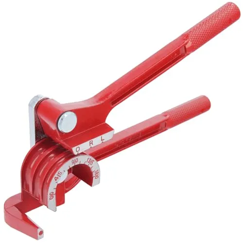 GEPCO Tube Bender Rohr Biegezange Rohrbieger Bremsleitung Rohrbiegegerät 6/8/10 mm | Kupfer, Messing, Aluminium DIY