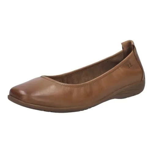 Josef Seibel Damen Klassische Ballerinas Fenja 01 - Elegante Ballerina-Schuhe aus hochwertigem Nappa-Leder, ideal für den Alltag. Mit G-Weite für normalen Fuß, besonders leicht und formbeständig dank Ago-Machart.