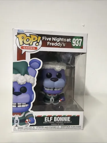 Five Nights at Freddy's - Elf Bonnie 937 - Funko Pop! Vinyl Figur - Sammlerstück aus hochwertigem Vinyl, perfekt für Fans der Reihe. Ideal zum Ausstellen oder Spielen, bringt den Charakter direkt zu dir nach Hause!