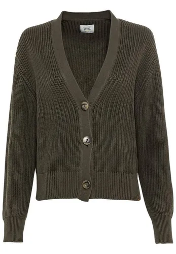 camel active Damen Boxy Cardigan in Olive von camel active