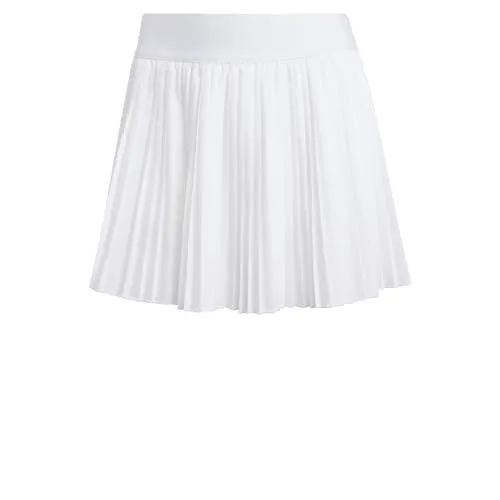 adidas Damen Club Pleated Climacool Tennis Skirt, White, XS - Tennisbekleidung mit regulärem Schnitt, aus 100 % recyceltem Polyester und CLIMACOOL für optimale Belüftung, inklusive integrierter kurzer Leggings.