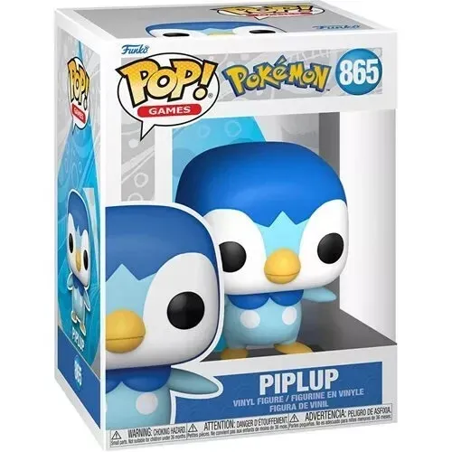 FUNKO POP! - PIPLUP 865 ☆ Pokémon ☆ + Free Protector