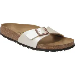 BIRKENSTOCK Damen Pantoletten 940153, Pearl White, 42 EU - Hochwertige Slides für Damen aus synthetischem Material, ideal für Komfort und Stil im Alltag.