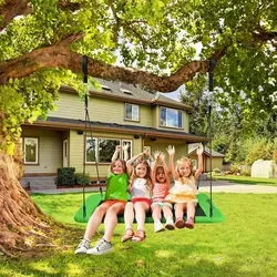 KOMFOTTEU Nestschaukel Hängeschaukel 300kg Tragkraft - Robuste Nestschaukel mit 300kg Tragkraft und wetterbeständigem Material. Ideal für drinnen und draußen, verstellbare Seile sorgen für individuelle Höhe. Perfekt für die ganze Familie!