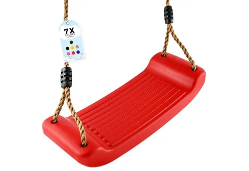 GO!elements Einzelschaukel Sky Stormer - Höhenverstellbare Kinderschaukel - Schaukeln für Kinder ab 3 Jahren, rutschfest und ideal für Garten oder Indoor, max. Benutzergewicht 75 kg.