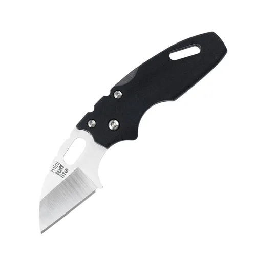 Cold Steel Mini Tuff Lite Klappmesser - 4116 - 20MT - Taschenmesser mit schwarzem Polymergriff und rostfreier Edelstahlklinge, leicht und perfekt für den täglichen Gebrauch.