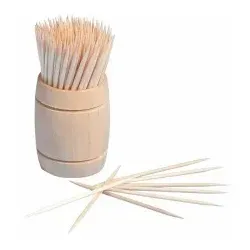 Papstar Zahnstocher, Holz und rund 12734 , 1 Packung = 200 Stück