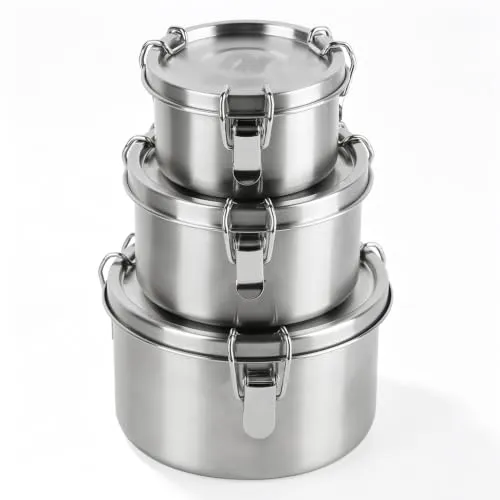 Nicelock Edelstahl Frischhaltedosen mit Deckel – Auslaufsichere Meal Prep Boxen