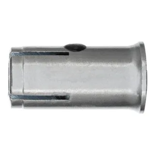 fischer Einschlaganker EA II M6x25, 100 Stück - Einschlaganker für Vorsteckmontage, mit sicherem Halt durch speziellen Rand und einfache Installation dank Maschinensetzgerät EMS. Ideal für zuverlässige Verankerungen.
