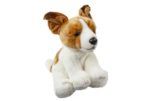 Teddys Rothenburg Kuscheltier Hund Jack Russel Terrier 26 cm sitzend