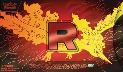 Pokémon TCG: Team Rocket s Moltres ex Ultra-Premium Collection (English)