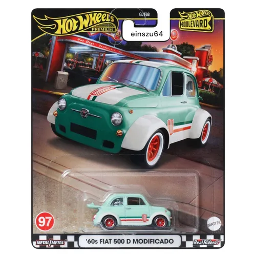 Hot Wheels Boulevard 2024 - ´60 Fiat 500 D Modificado - HRT65 - No. 97