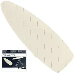 Rowenta ZD5100D1 Bügelbrett-Überzug - Bügelbrettbezug aus 125 g Baumwolle mit 8 mm Schaumstoff, optimale Bügelfläche von 130 x 47 cm für ein perfektes Bügelergebnis.