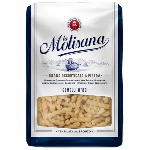 La Molisana Nudeln Gemelli No.80 Feinkos-Nudeln 500g Packung