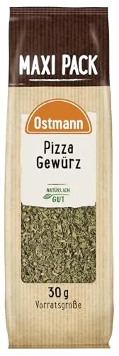 Ostmann Gewürze - Pizza-Gewürz Mediterrane Kräutermischung für Pizza und Pastasaucen Wiederverschließbarer Beutel 30 g im Beutel
