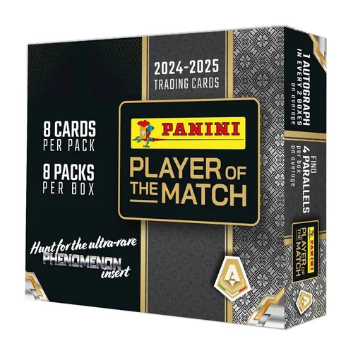 Panini Player of The Match Trading Card Box 2024-25
