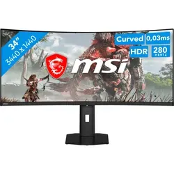 MSI MAG 341CQP QD-OLED X28 Gaming-Bildschirm 34 Zoll