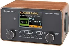 Albrecht Radio DR 865 Senior DAB+ mit Bluetooth in braun von Albrecht