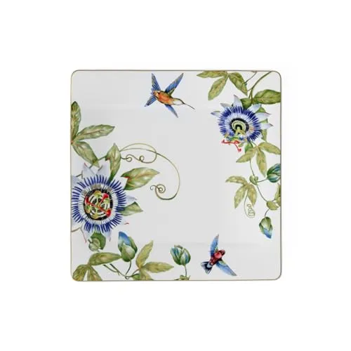 Villeroy & Boch Amazonia Gourmetteller 35x35cm - Eleganter Gourmetteller aus hochwertigem Premium Porzellan, perfekt für besondere Anlässe und stilvolle Präsentationen.