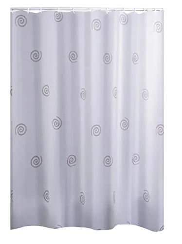 Duschvorhang Textil 240x180 cm Univers grau in grau von Ridder
