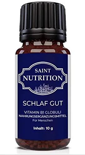 Saint Nutrition® C40 Schlaf Globuli + aktiviert körpereigenes Melatonin zur Entspannung