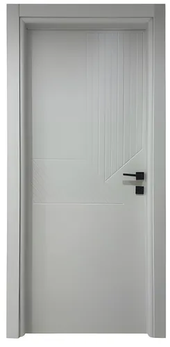 Graue Hochwertige Innentür BY-619 – Robuste Holztür für jeden Raum - Moderne Innentür in Grau, 96 x 209 cm, mit PVC-Beschichtung. Ideal für Wohnzimmer, Schlafzimmer und mehr. Hohe Qualität und einfache Montage sorgen für langlebige Nutzung.