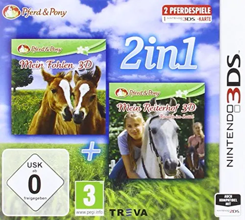 in 1: Mein Fohlen 3D + Mein Reiterhof 3D Rivalen 2