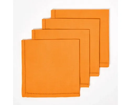 Stoffservietten Orange von Homescapes