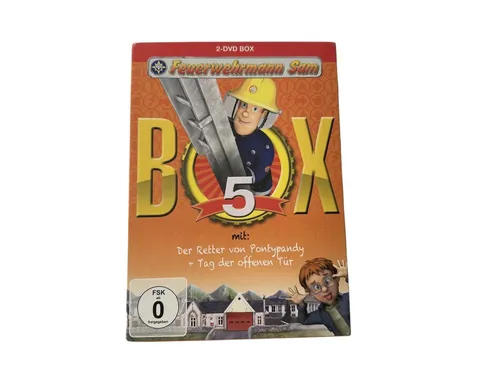 Feuerwehrmann Sam Box 5 Der Retter von Pontypandy + Tag der offenen Tür NEU OVP