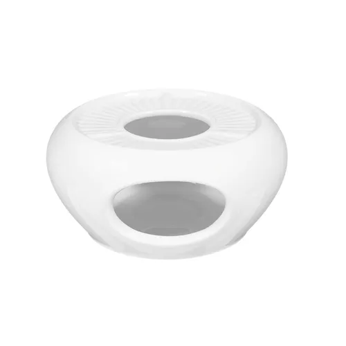 Seltmann Weiden Lido weiß Stövchen - Topfuntersetzer & Stövchen aus hochwertigem Porzellan, ideal zum Warmhalten von Teekannen und stilvollem Servieren.