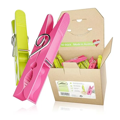 Luna® Wäscheklammern Plastik 50 Stück von LUNA